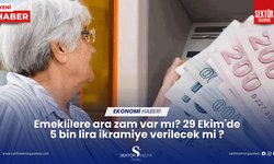 Emeklilere 29 Ekim'de 5 bin lira ikramiye verilecek mi ?