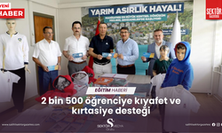 2 bin 500 öğrenciye kıyafet ve kırtasiye desteği