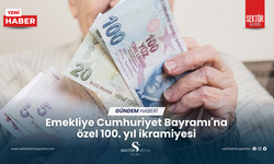 Emekliye Cumhuriyet Bayramı'na özel 100. yıl ikramiyesi