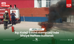 Açı Koleji Salihli Kampüsü’nde İtfaiye Haftası kutlandı