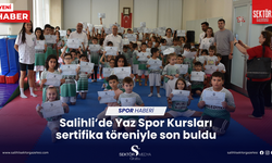 Salihli’de Yaz Spor Kursları sertifika töreniyle son buldu