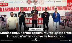 Manisa BBSK Karate Takımı, Murat Eşsiz Karate Turnuvası'nı 11 madalya ile tamamladı