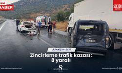 Zincirleme trafik kazası: 8 yaralı