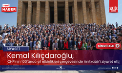 Kılıçdaroğlu, CHP’nin 100’üncü yıl etkinlikleri çerçevesinde Anıtkabir’i ziyaret etti