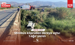 Minibüs köprüden dereye uçtu: 1 ağır yaralı