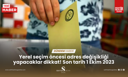 Yerel seçim öncesi adres değişikliği yapacaklar dikkat! Son tarih 1 Ekim 2023