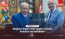 Başkan Ergün’den seçim öncesi Ankara’da temaslar