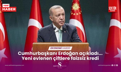 Cumhurbaşkanı Erdoğan açıkladı... Yeni evlenen çiftlere faizsiz kredi