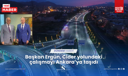 Başkan Ergün, Cider yolundaki çalışmayı Ankara’ya taşıdı