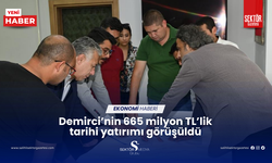 Demirci’nin 665 milyon TL’lik tarihi yatırımı görüşüldü