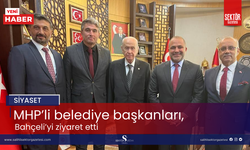 MHP’li belediye başkanları, Bahçeli’yi ziyaret etti