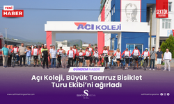 Açı Koleji, Büyük Taarruz Bisiklet Turu Ekibi’ni ağırladı