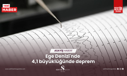 Ege Denizi'nde 4,1 büyüklüğünde deprem