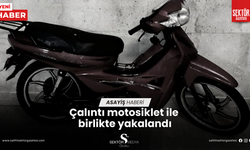 Çalıntı motosiklet ile birlikte yakalandı