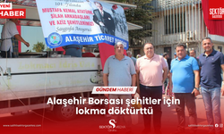 Alaşehir Borsası şehitler için lokma döktürttü