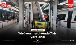 İZBAN'da yürüyen merdivende 7 kişi yaralandı