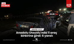 Anadolu Otoyolu'nda 11 araç  birbirine girdi: 6 yaralı