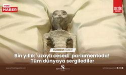 Bin yıllık 'uzaylı cesedi' parlamentoda! Tüm dünyaya sergilediler