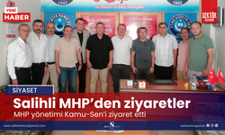 Salihli’de MHP yönetimi Kamu-Sen’i ziyaret etti