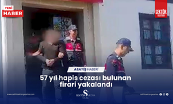 57 yıl hapis cezası bulunan firari yakalandı