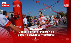 Vestel Yarı Maratonu'nda çocuk koşusu tamamlandı