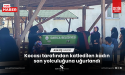 Kocası tarafından katledilen kadın son yolculuğuna uğurlandı