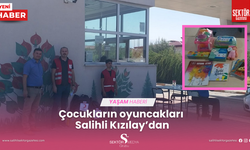 Çocukların oyuncakları Salihli Kızılay’dan