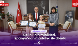 Salihli’nin minikleri, İspanya’dan madalya ile döndü