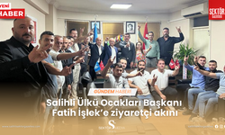 Salihli Ülkü Ocakları Başkanı Fatih İşlek’e ziyaretçi akını