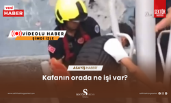 Kafası spor aletine sıkışan genci itfaiye ekipleri kurtardı