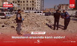 Molozların arasında kanlı saldırı: 1 yaralı