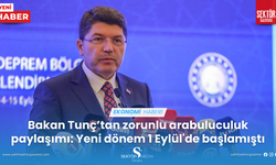 Adalet Bakanı Tunç’tan zorunlu arabuluculuk paylaşımı