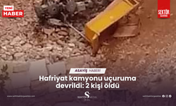 Hafriyat kamyonu uçuruma devrildi: 2 kişi öldü