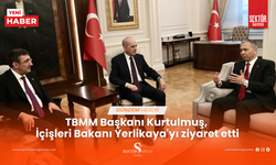 TBMM Başkanı Kurtulmuş, İçişleri Bakanı Yerlikaya'yı ziyaret etti