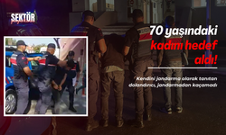 70 yaşındaki kadını hedef aldı!