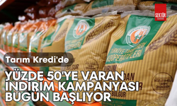 Tarım Kredi'de yüzde 50'ye varan indirim kampanyası bugün başlıyor