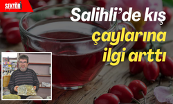 Salihli’de kış çaylarına ilgi arttı