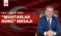 Vali Ünlü’den “Muhtarlar Günü” mesajı