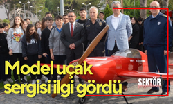 Model uçak sergisi ilgi gördü