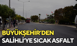 Büyükşehir’den Salihli’ye sıcak asfalt