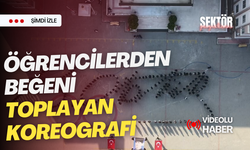 Öğrencilerden beğeni toplayan koreografi