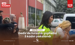 Gediz'de hırsızlık şüphelisi 3 kadın yakalandı