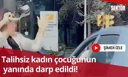 Kadın maganda dehşeti kamerada