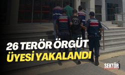 26 terör örgüt üyesi yakalandı