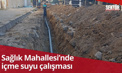 Sağlık Mahallesi’nde içme suyu çalışması