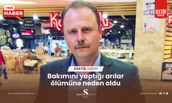 Bakımını yaptığı arılar ölümüne neden oldu