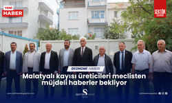 Malatyalı kayısı üreticileri meclisten müjdeli haberler bekliyor