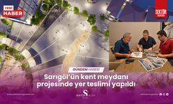 Sarıgöl’ün kent meydanı projesinde yer teslimi yapıldı