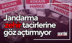 Jandarma, zehir tacirlerine göz açtırmıyor