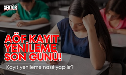 AÖF kayıt yenileme son gün bugün!